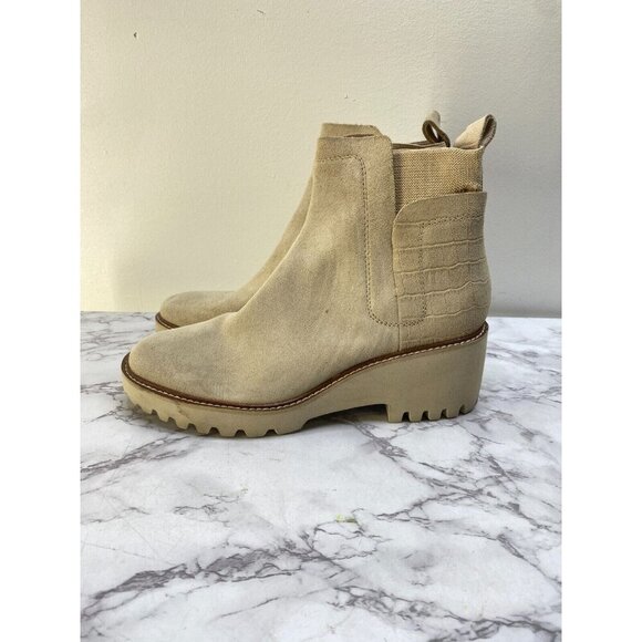 Dolce Vita Shoes - Dole Vita Women's Suede Waterproof Ankle Boots SZ 10